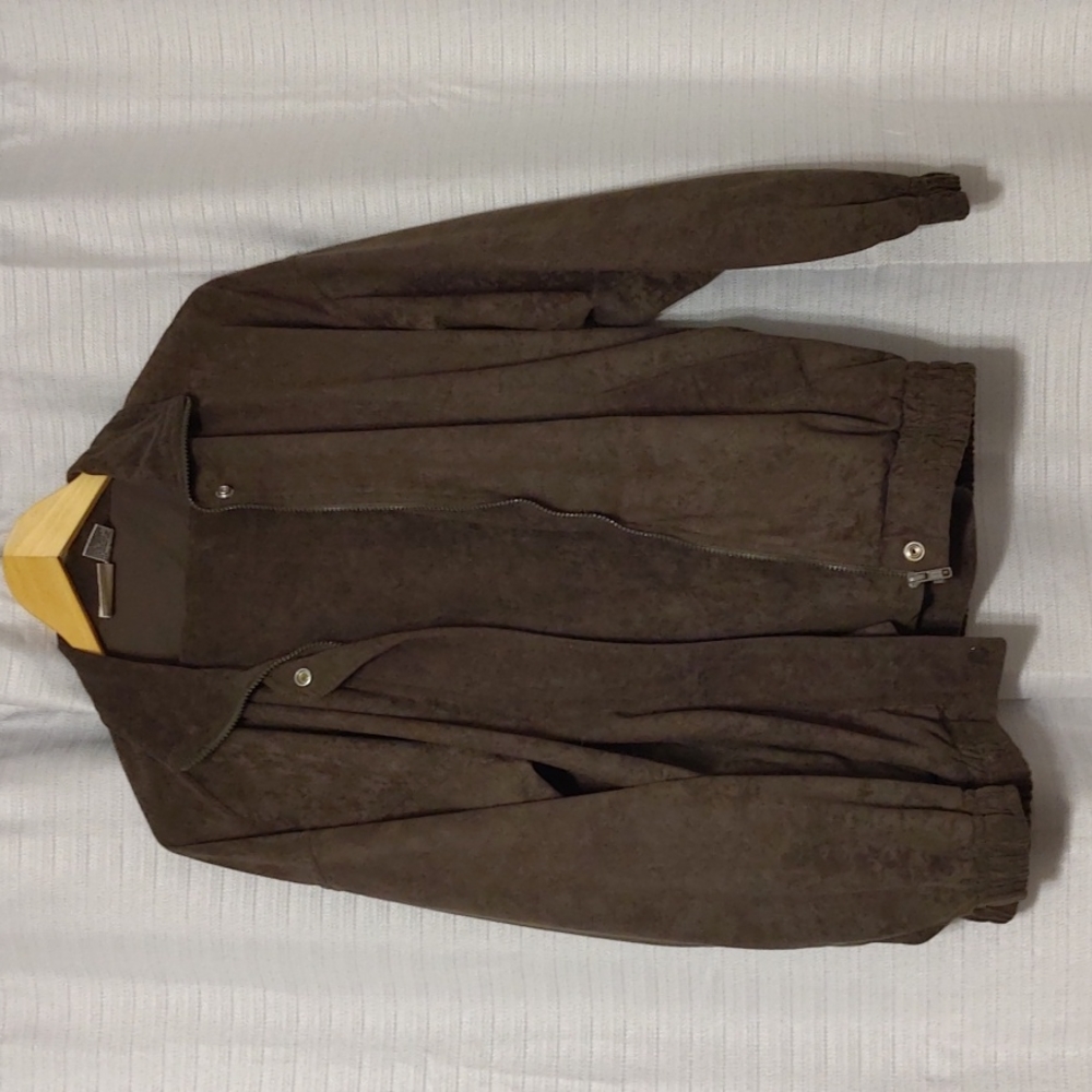Vintage Forest Green Velour Suit